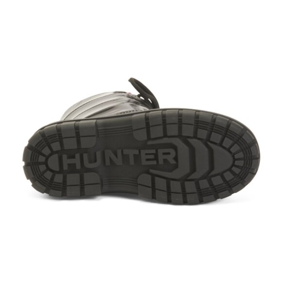 HUNTER Leather Stanly Lace Up Snow Boots - Picture 3 of 3